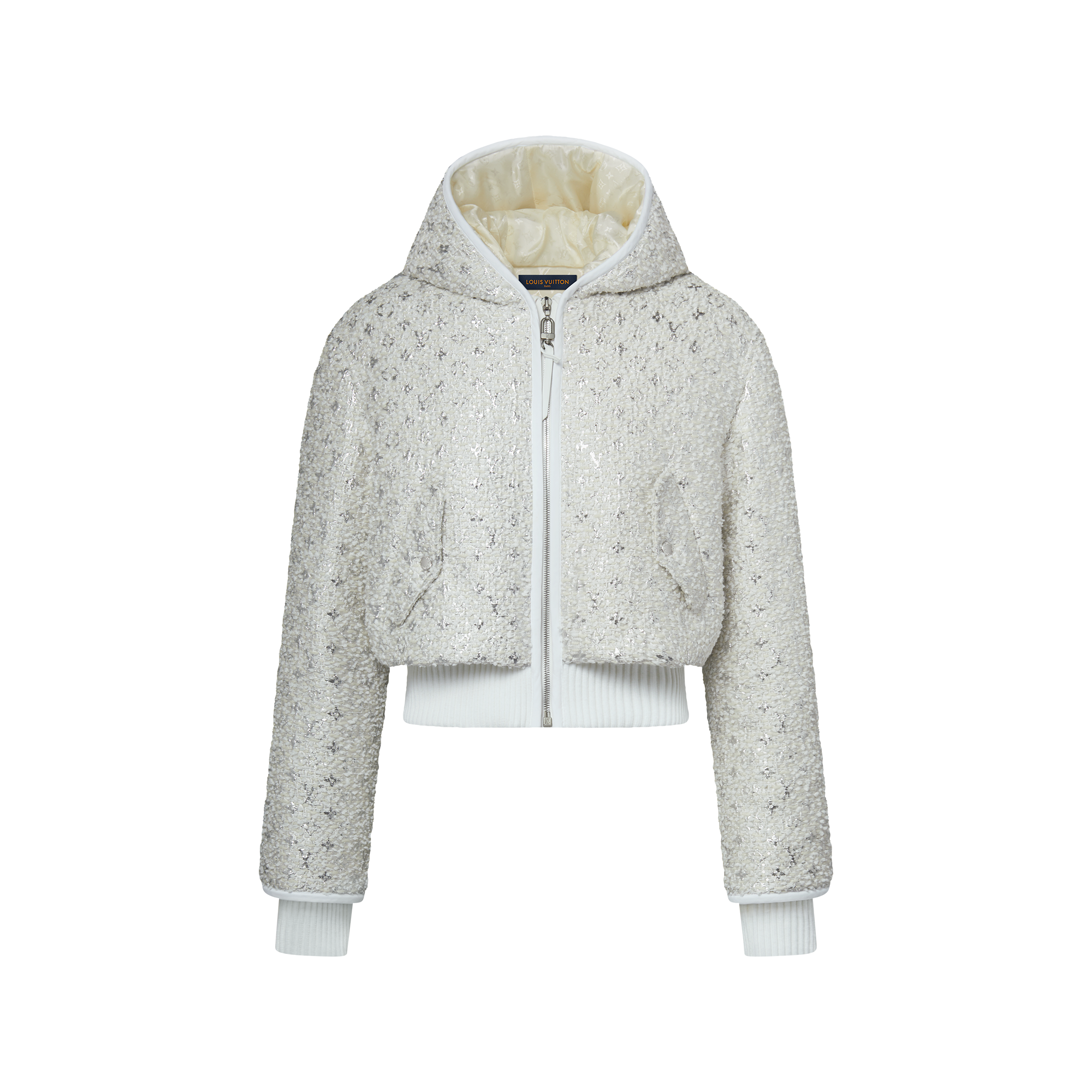 Monogram Tweed Cropped Jacket - Ready-to-Wear | LOUIS VUITTON